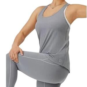 Allbirds Natural Flow Gray Studio Racerback Lyocell Merino Wool Tank Top S NWT